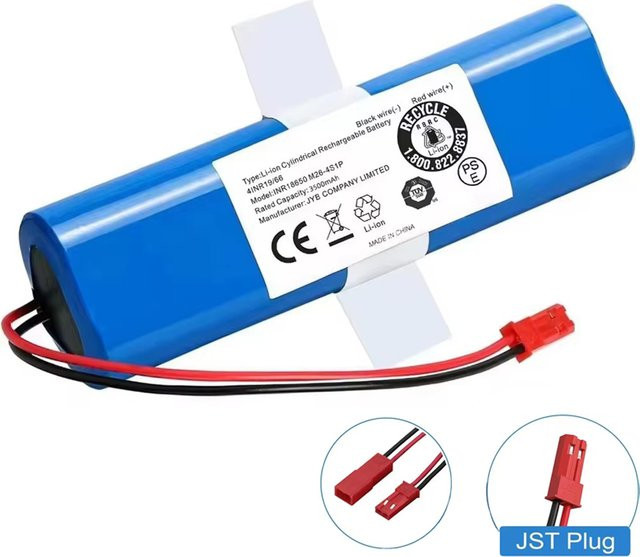Ersatzakku iLife 14,4 V 4000 mAh in Blau für Roboterstaubsauger V3s Pro, V50, V5s Pro, V8s, X750 sowie Medion MD 18500, 18501, 18600 - Bild 1