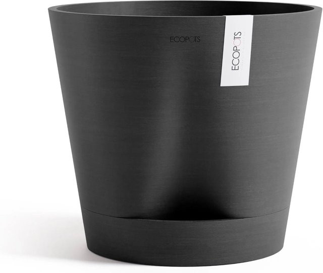 Ecopots Pflanztopf Venice 2 Dunkelgrau rund B: 40 cm, T: 35 cm, H: 35 cm - Bild 1