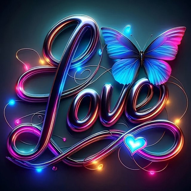 EverShine Diamant-Stickerei DIY Mosaik-Set mit Schmetterling und Liebe in Multicolour, Kunst-Malerei-Set für Erwachsene, B/H: 20 x 20 cm - Bild 1
