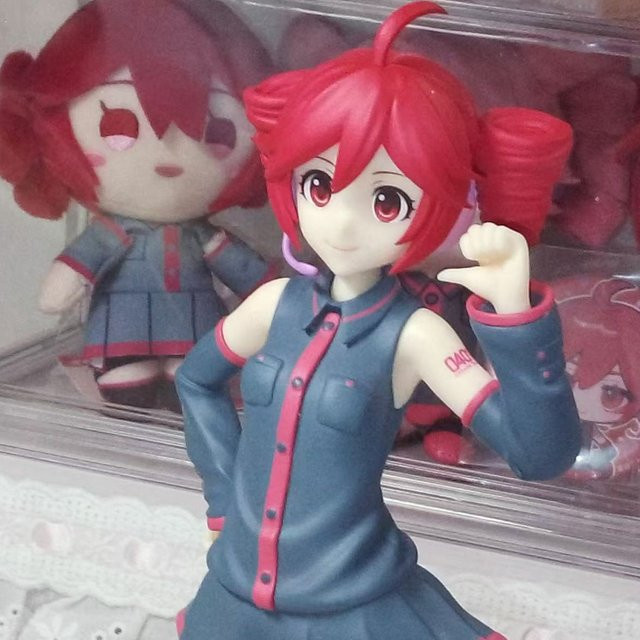 Bandai Utau Kasane Teto Premium Chokonose Actionfigur, PVC-Modell - Bild 1