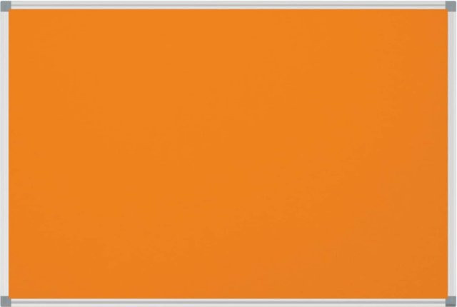 MAUL Pinnboard MAULstandard Textil in Orange, Breite: 90 cm, Höhe: 180 cm - Bild 1
