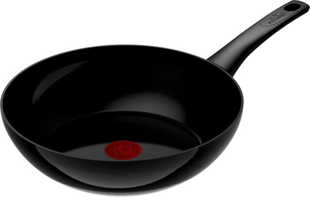 Tefal Renew On Wok mit keramischer Antihaftbeschichtung, Schwarz, Durchmesser: 28 cm - Bild 1