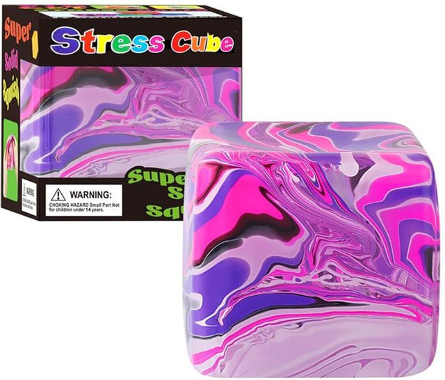 Needoh Würfel, Sensorisch Anti-Stress, Weich und Flauschig, mit Gel gefüllt - Bild 1