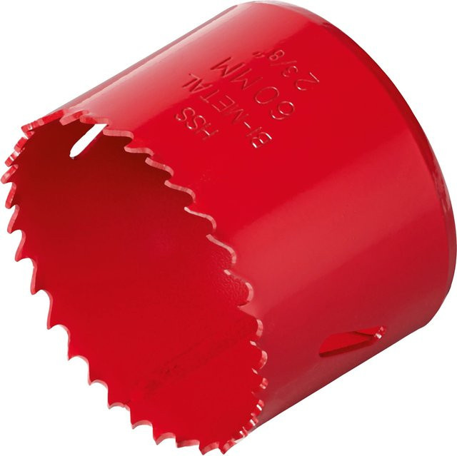 LUX-TOOLS Bi-Metall Lochsäge aus Stahl in Rot mit Ø 51 mm - Bild 1