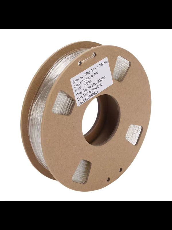 Bisofice TPU-Filament für FDM-3D-Drucker, 1,75 mm, 95 A, 250 g, transparent - Bild 7