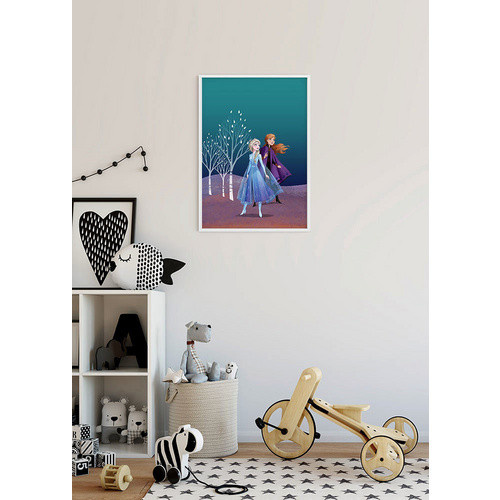 Komar Wandbild Frozen Sisters bunt B/H: 40 x 50 cm - Bild 2