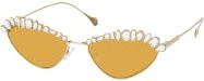 Swarovski SK 7009 Sonnenbrille Cat Eye, Metall, Gold, Damen - Bild 1
