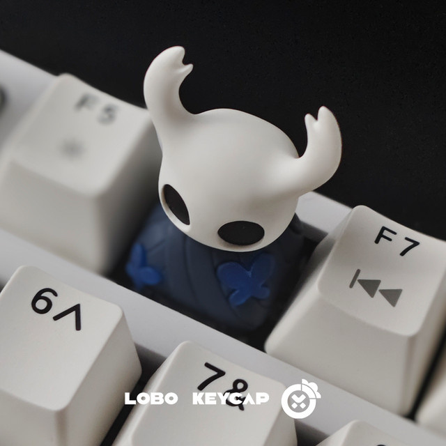 The Hollow Knight Tastenkappe für mechanische Tastaturen, transparentes Kunstharz, ESC-Taste, Anime Design - Bild 1