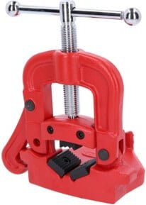 KS Tools Rohrschraubstock aus Stahl in Rot, Spannbereich 10-60mm - Bild 1