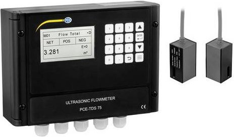 PCE Instruments Ultraschall-Durchflussmesser PCE-TDS 75 zur Festinstallation in Schwarz - Bild 1