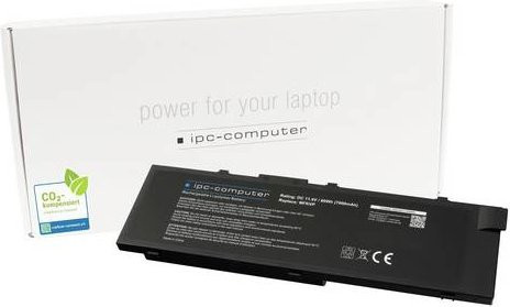 IPC-Computer Notebook-Akku MFKVP in Schwarz mit 11.40V und 7000 mAh - Bild 1