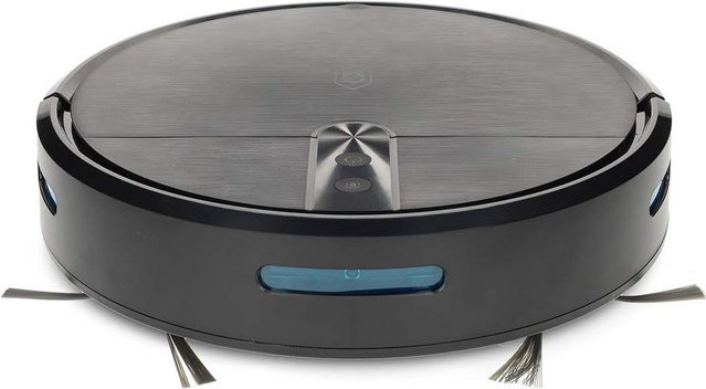 Nedis WIFIVCR10CBK Saug- und Wischroboter in Schwarz mit App-Steuerung und Smart-Home-Integration - Bild 1