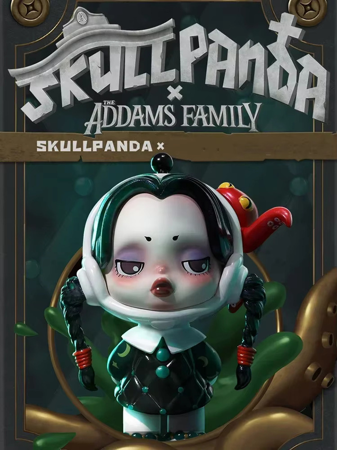 POP MART Addams Family SKULLPANDA, Blind Box, Spielzeug Puppe - Bild 4