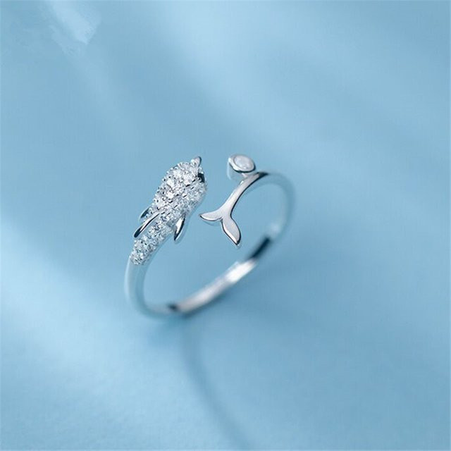 GaGa-Duck Ring, 925 Sterling Silber, Kristall, Unisex - Bild 1