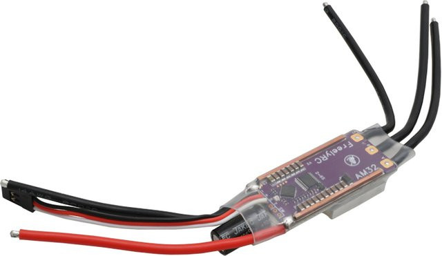 YUENHOANG 32-bit BLDC Motor Elektronische Geschwindigkeit Controller, 1-teiliges Set, Schwarz, Metall - Bild 1