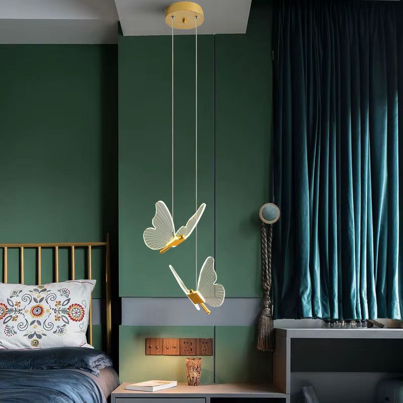 Ramalho Pendelleuchte in Schmetterlings-Design für Wohnzimmer, Esszimmer und Küche - Bild 3