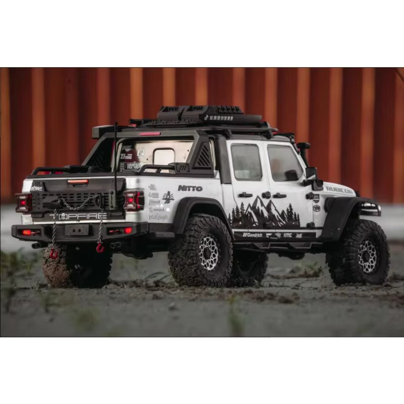 RLAARLO JK07 Pro RC Crawler Upgrade-Teile, Hinterer Flachdeckel-Satz & Multifunktionaler Überrollkäfig, 1:7 - Bild 5