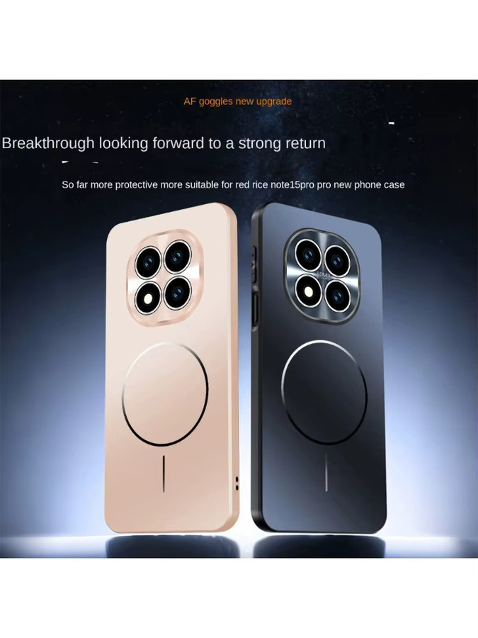 Xiaomi Redmi Note 15 Pro Schutzhülle mit magnetischem Ring in Schwarz - Bild 5
