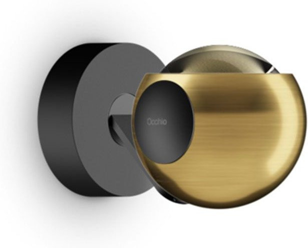 Occhio io 3d pico up C LED-Wand- und Deckenleuchte in Schwarz Matt mit Bronze-Akzenten, dimmbar, warmweiß (3000K) - Bild 1