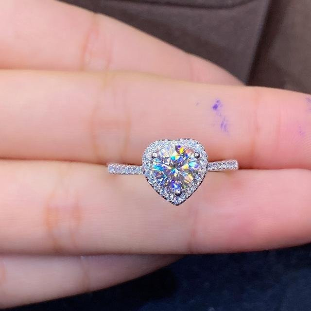Bonnie 2 Ring, Silber, Zirkonia, Damen, Herz - Bild 1