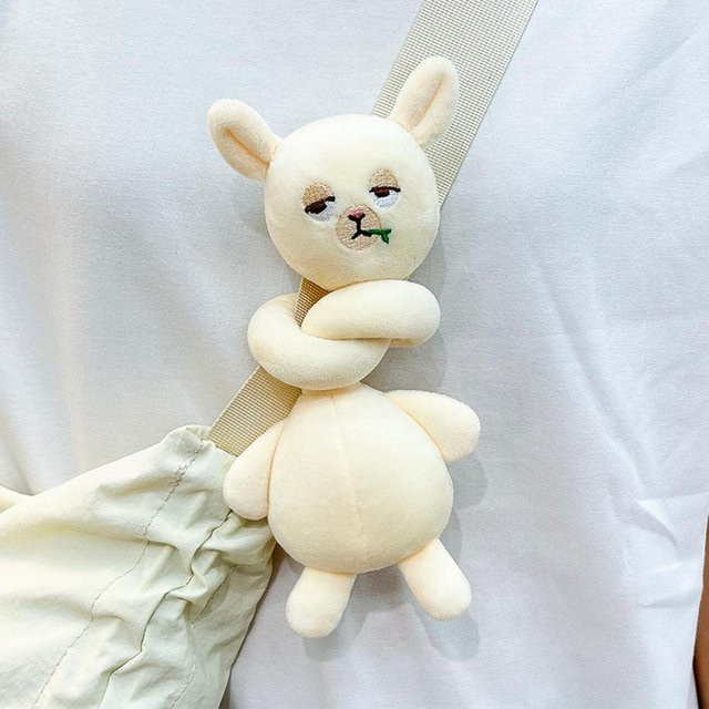 Yiran toy Plüsch Schlüsselanhänger, Weiß - Bild 1