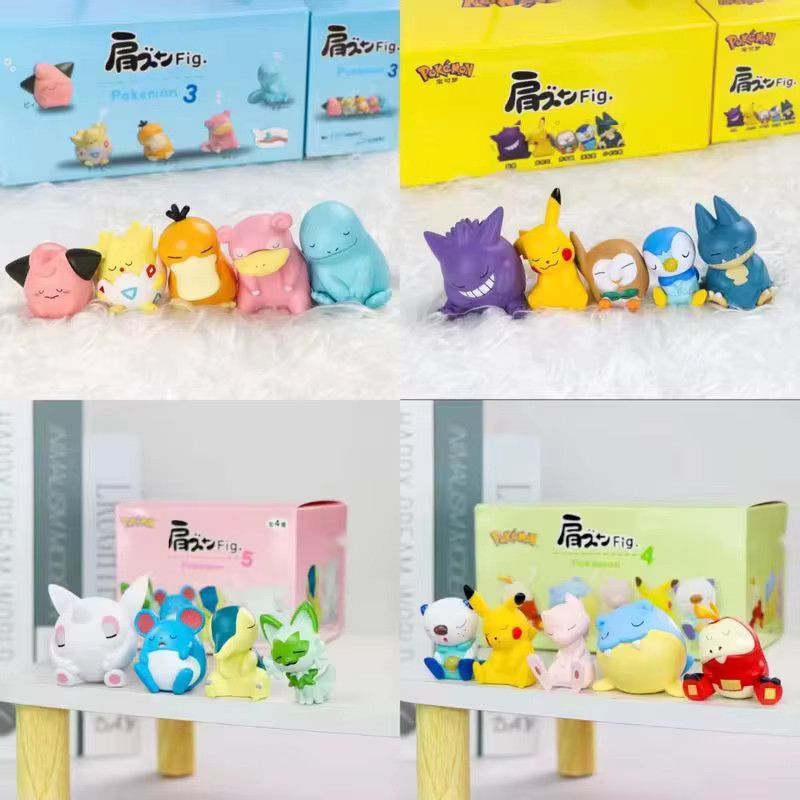 Bandai Anime Figuren Set aus PVC, Multicolor, Kawaii Blind Box Action Figuren für die Desktop Dekoration - Bild 3