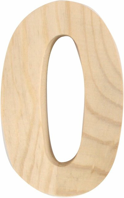 Rico Design Holzzahl 8 in der Farbe Natur, Höhe: 8 cm - Bild 1