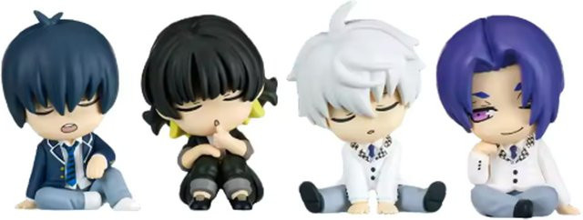 Bandai Blue Lock Figuren Bachira Meguru Nagi Seishiro Isagi Yoichi Mikage Reo, Anime Figur, Q-Version Modelle, PVC Statue, Puppe - Bild 1