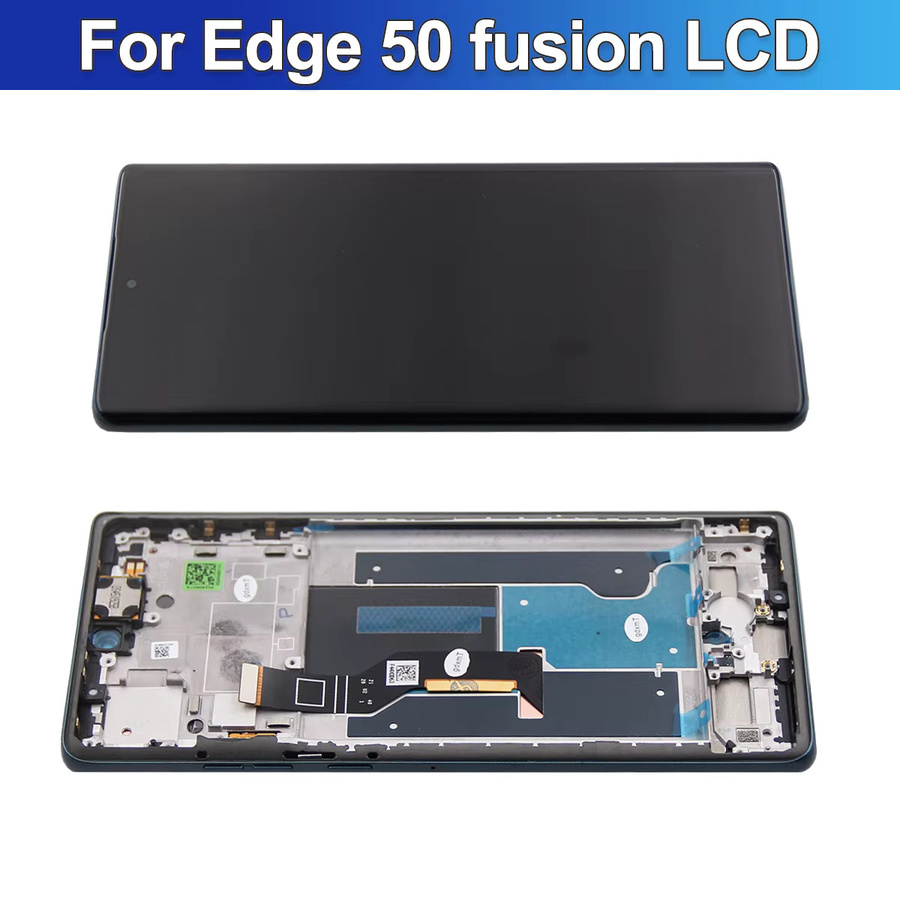Motorola Edge 50 Fusion LCD Display mit Touch Screen und Rahmen in Schwarz - Bild 4