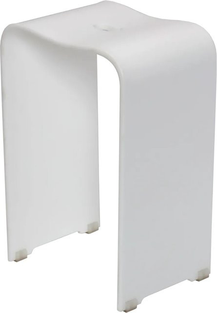 Swiss Aqua Technologies Badhocker Duschhocker aus Acryl in Weiß Matt - Bild 1