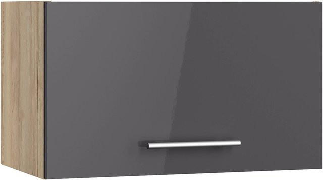 Optifit Küchen-Oberschrank Jonte in Anthrazit und Wildeiche, B/T/H: 60 x 35,2 x 34,9 cm - Bild 1