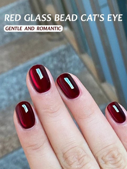 MIANEL Gel-Nagellack Roter Ozean, 12 ml, Schimmernd - Bild 1