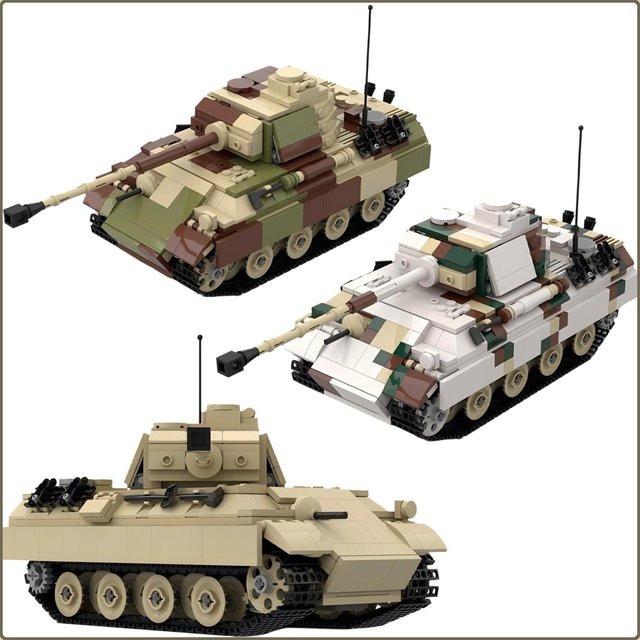 MOC Militär-Kriegsserie Panther Angriffspanzer, Bausteine Modell - Bild 1