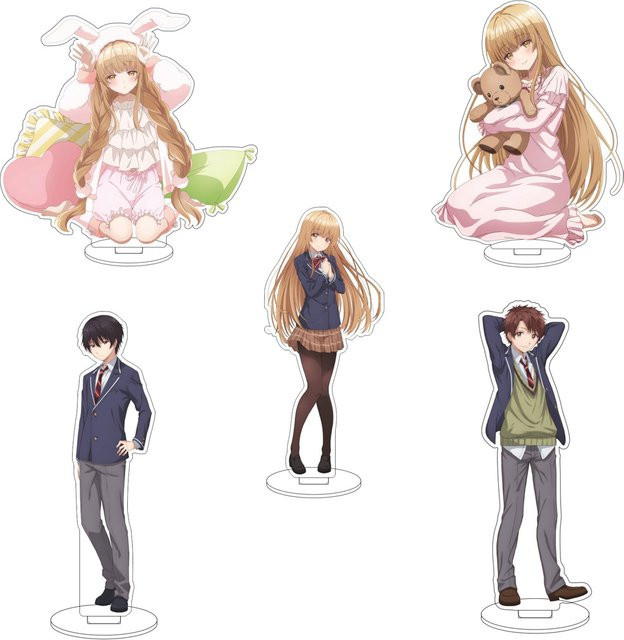 Bandai Anime The Angel Next Door Spoils Me Rotten Fujimiya Amane Shiina Mahiru Cos Acryl-Figur, Standfigur, Einzelfigur - Bild 1