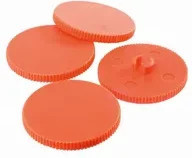 Rapid Lochscheibe 28 mm von LEITZ in Orange aus Kunststoff - Bild 1