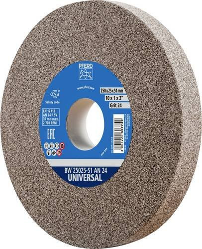 PFERD Schleifbockscheibe universal braun Durchmesser: 250 mm, Breite: 25 mm, Bohrung-Ø: 51 mm - Bild 1