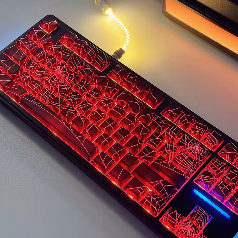 SMAILWOLF Spider Web PBT Tastenkappen für mechanische Gaming-Tastaturen - Bild 3