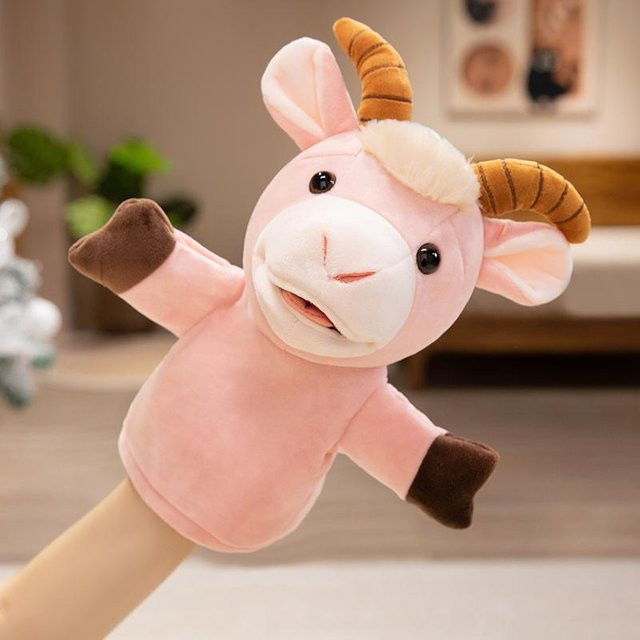 Binchi Fitness Lamm Handpuppe, Plüschtier, ab 0 Jahre - Bild 1