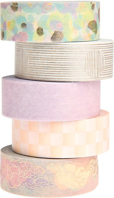 Rico Design Paper Poetry Washi Tape Set Himmel, 5 Stück - Bild 1