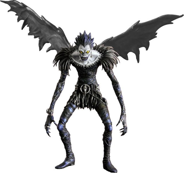 Bandai Anime Figur Death Note Ryuk Yagami Licht Misamisa PVC Modell in Schwarz, Höhe: 24 cm - Bild 1