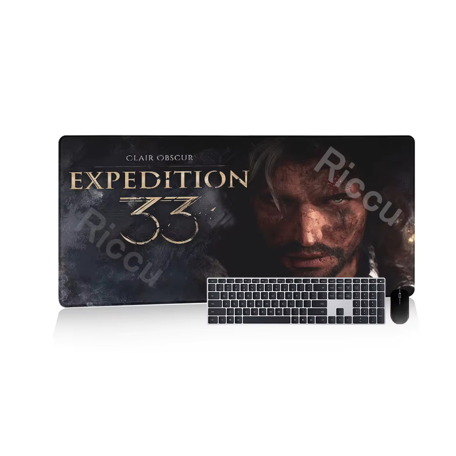 Riccu Clair Obscur Expedition 33 Gaming Mauspad XXL Schreibtischunterlage Multicolour B/T: 90 x 40 cm - Bild 3