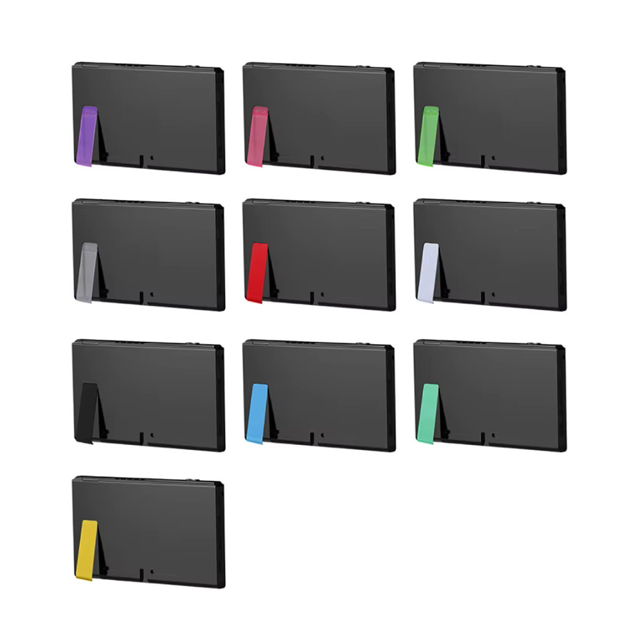 JCD Halterung für Nintendo Switch Konsole zur Rückseite als Stütze aus ABS Material in Weiß und Blau - Bild 2
