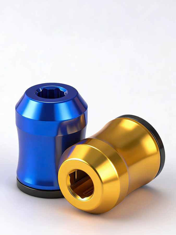 NIUXIANG Universeller Magnetisierer und Entmagnetisierer aus Aluminiumlegierung in Rot mit 6,35 mm Schaft für Schraubendreher-Bits - Bild 2