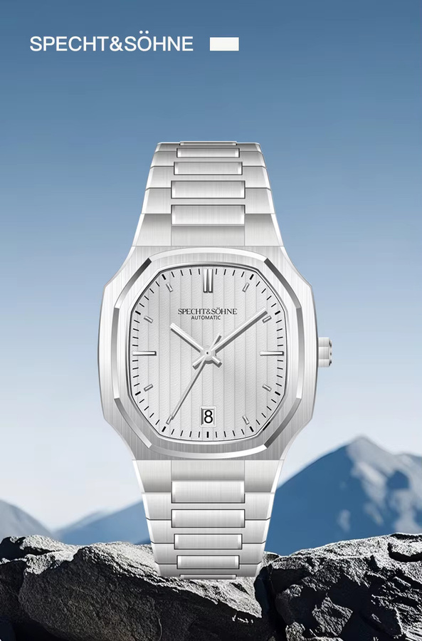 Specht & Söhne Armbanduhr, Automatik, Edelstahl, 37 mm, Herren - Bild 4