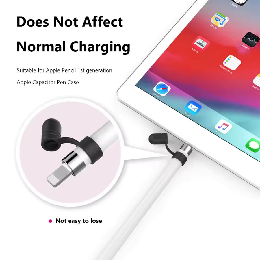 Silikon-Ersatzkappe für Apple Pencil 1 und 2 mit Anti-Lost-Funktion und Haltegurt als Schutzhülle - Bild 4