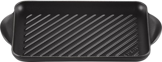 Le Creuset Grillplatte aus Gusseisen in Schwarz, Breite: 32 cm - Bild 1