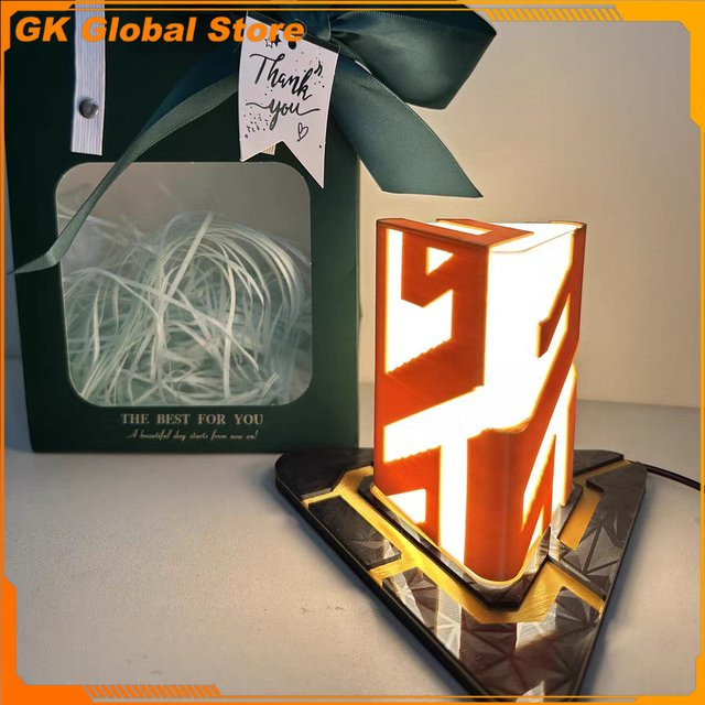 Hot Toys Valorant Chamber Night Atmosphärenlicht in Schwarz, 3D-Druckmodell Desktop-Ornament mit Höhe: 10 cm - Bild 1