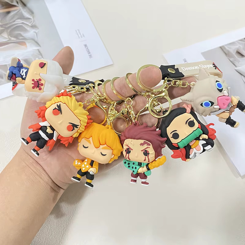 Bandai Demon Slayer Schlüsselanhänger, Set / Bundle, Bunt / Mehrfarbig - Bild 2