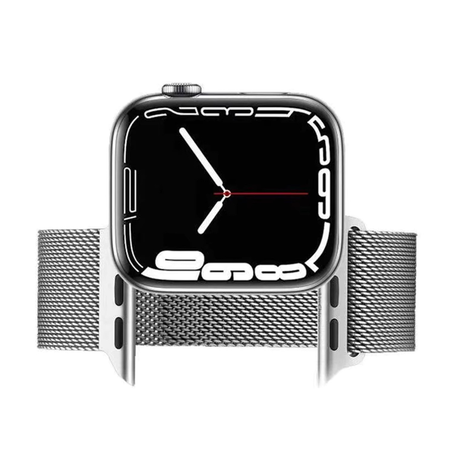 RWBANDS Uhrenarmband Milanaise, Edelstahl, Silber, Unisex - Bild 4