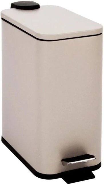 Svita ST5 Treteimer mit Inneneimer und Softclose, Rechteckig, Taupe/Beige, Volumen: 5 l, B: 29,0 cm, T: 28,0 cm, H: 14,0 cm - Bild 1